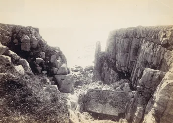 [Rocky Inlet with Seascape], 1870