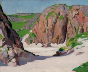 Port Bhan, Iona, ca. 1922 (olie på lærred)