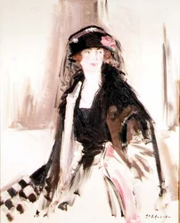 Portræt af Lady Lavery