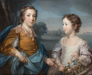 Portræt af Joseph (1741-1786) og hans bror John Gulston (1750-1764)
