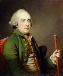 Portræt af en gentleman ca. 1765 (olie på lærred)