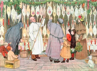 Poulteren, 1899. Fra Butikernes Bog, 1899