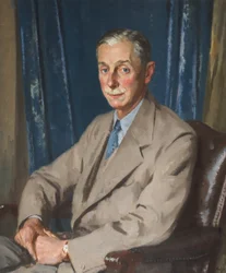 Cuthbert Leicester Warren (olie på lærred)