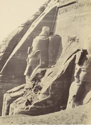 Abu Simbel, Nubien, 1857.