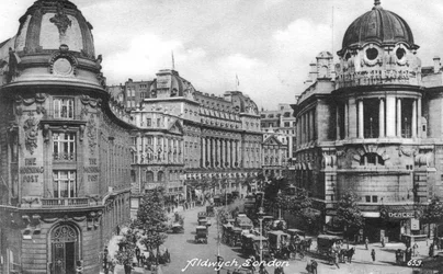 Aldwych, London, begyndelsen af det 20. århundrede.