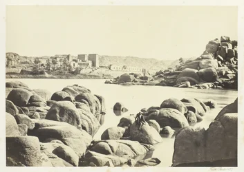 Tilnærmelsen til Philæ, 1857.