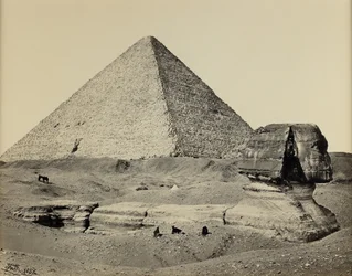 Den store pyramide og den store sfinx, Egypten