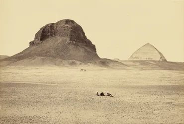 Pyramiderne i Dahshur set fra øst