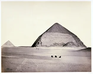 Pyramiderne i Dahshoor, set fra sydvest