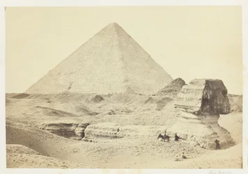 Sphynx og den store pyramide, Geezeh