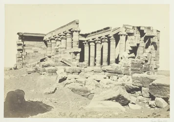 Templet i Maharaka, Nubia, 1857.