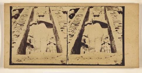[Der kleine Felsentempel von Abu Simbel.]
