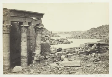 Udsigt fra Philae, Looking North, 1857.