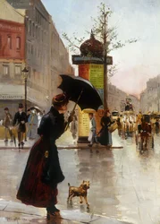 Paris Street Scene, 1890