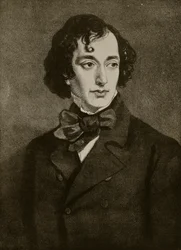 Portræt af Benjamin Disraeli, illustration fra 