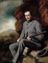 Portræt af Hugo Francis Meynell Ingram (olie på lærred)