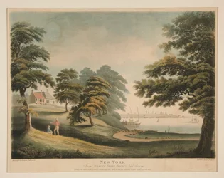 New York (fra Hobuck Ferry House, New Jersey)