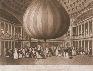 Det indre af Pantheon, Oxford Street, London, 1785