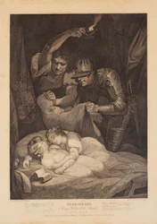 Mordet på Edward V og hans yngre bror, hertugen af York. Fra William Shakespeares „Richard III“, 4. akt, 3. scene