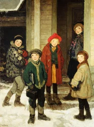 Skolehusdør