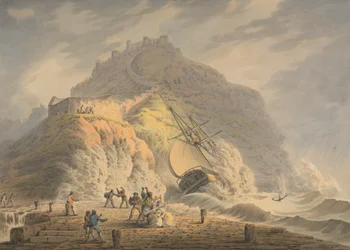 Scarborough: Forlis ved foden af Castle Cliff