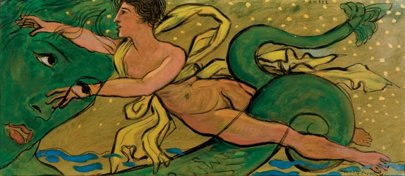 Amsel, ca. 1929-1930 (olie på lærred)