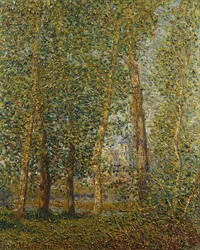 Kirken i Montigny - Septembersol; L