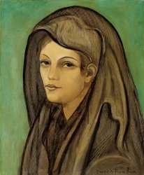 Kvinde i mantille; Femme a la mantille