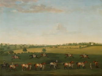 Sir Charles Warre Malets væddeløbsheste i træning