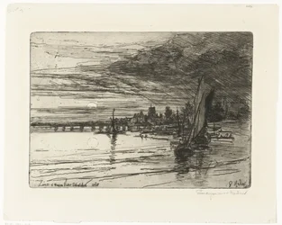 Broen over Themsen Battersea Bridge