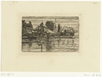 Landsby ved vandet Thames Side