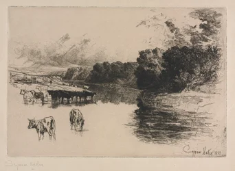 En Lancashire River, 1881.