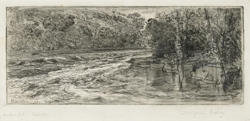 Et sandsynligt sted for en laks, 1889