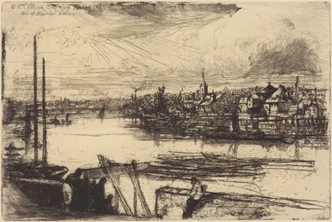 Det gamle Chelsea, fra Whistlers vindue (Battersea Reach)