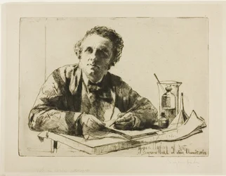 Portræt af Francis Seymour Haden, nr. 2 (Mens ætsning)