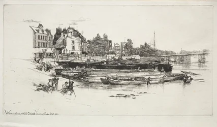 Whistlers House, Old Chelsea, 1863.
