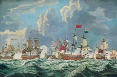 Slaget ved Quiberon Bay, c1765