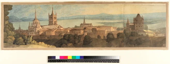 Nr. 1483 Udsigt over Lausanne, 1781