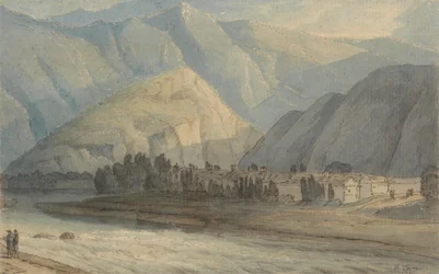 Grange ved hovedet af Keswick-søen
