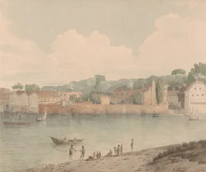 Vauxhall Stairs, fra Millbank, 5. juli 1797