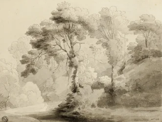 Skovklædt landskab, 1774