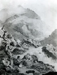 Illustration til Jean-Jacques Rousseaus 