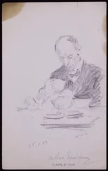 Portræt af Arthur Rackham