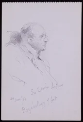 Portræt af Edwin Lutyens