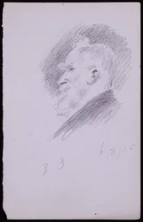 Portræt af George Bernard Shaw