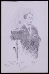 Portræt af R Minton Taylor