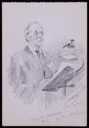 Portræt af Reginald Hallward