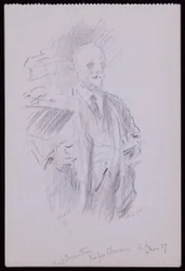 Portræt af Sir George Clausen