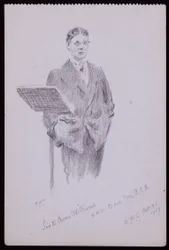 Portræt af Sir Owen Williams