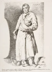 Aesop Aesopus, fra Raderinger efter Velazquez, 1778.